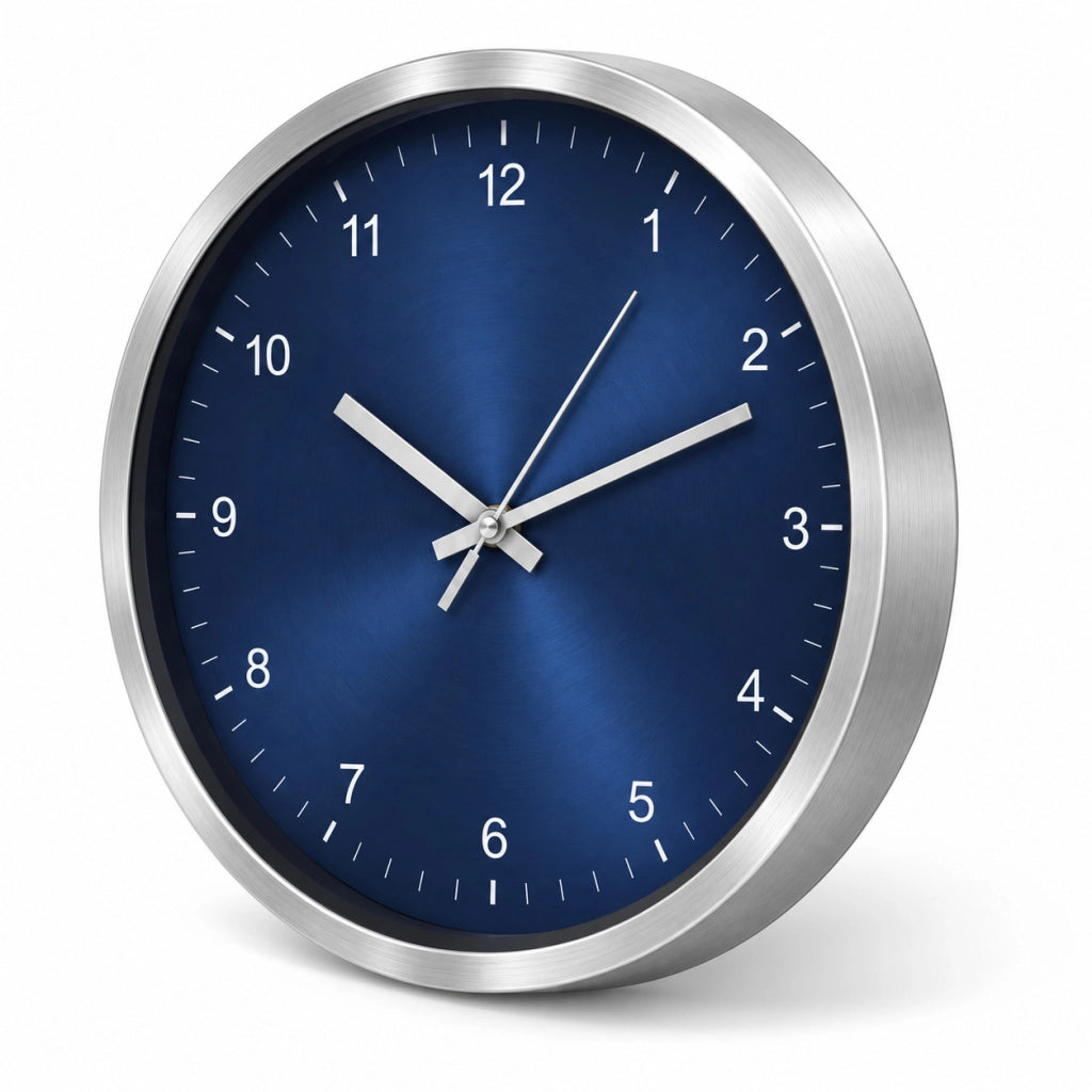OROLOGIO DA PARETE TONDO 30,5CM MODERNO QUADRANTE VARI COLORI CASA UFFICIO