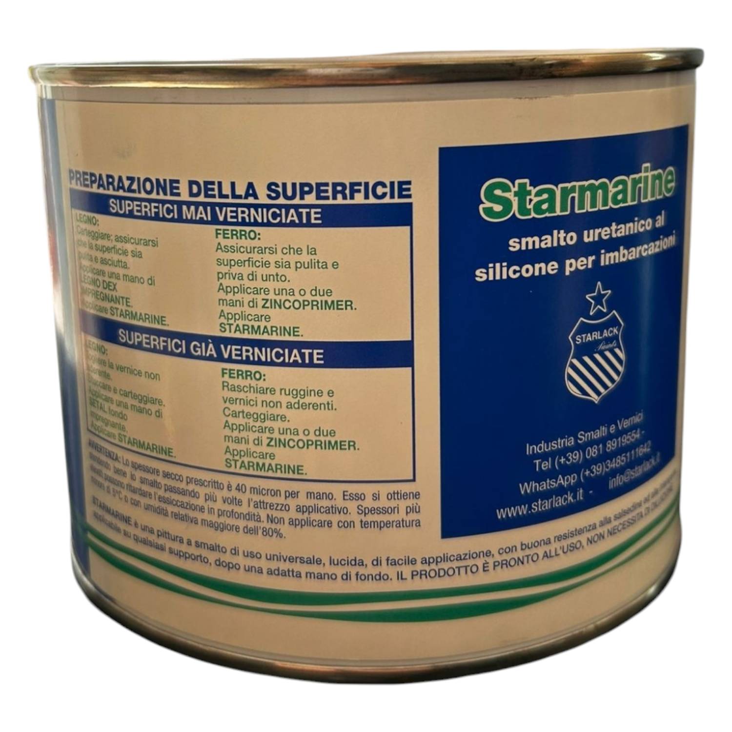 SMALTO PROFESSIONALE STARMARINE COLORE BLU ELETTRICO 375ML
