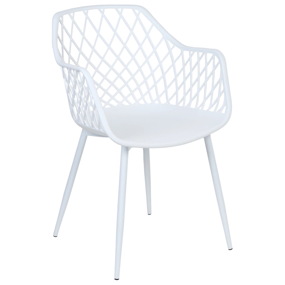 Set di 2 sedie da pranzo grigio sintetico sedile in legno chiaro gambe in metallo aperto netto indietro moderno soggiorno stile scandinavo