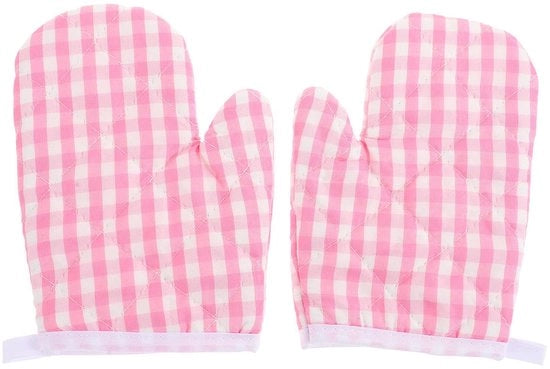 Manopole da Cucina per Bambini Resistenti al Calore - 2 Pezzi - Realizzate con Poliestere Duraturo - Comode e Flessibili - Con Cinturino di Sospensione per la Conservazione - Manopole da Cucina per Bambini
