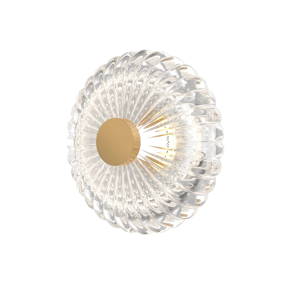 Maytoni applique moderna Amulet 1 luce LED integrato oro metallo vetro