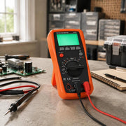 Digital Multimeter, 4000-count TRMS DC/AC Voltmeter Current Tester, Auto-ranging Multimeter For Current, Voltage, Resistance, Capacitance, Temperature, Diodes, Continuity, Duty Cycle