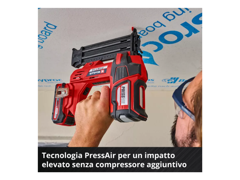 Chiodatrice a batteria Einhell FIXETTO 18/50 N Power X-Change 60 colpi/min LED