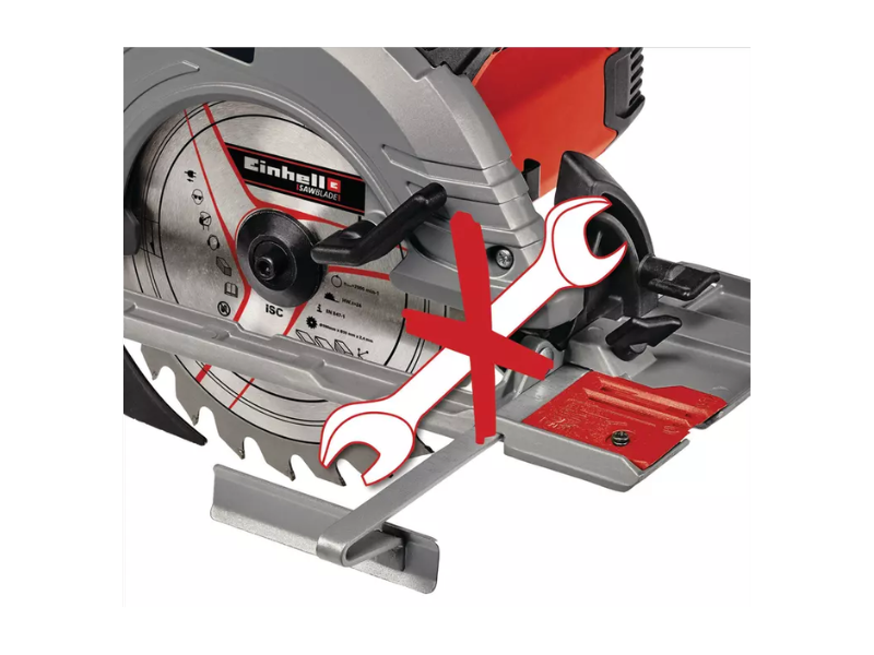 Sega circolare Einhell TE-CS 190/1 1.500 W lama 190mm taglio 66 mm LED