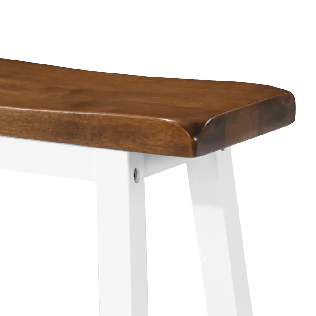 Set Tavolo da Bar e Sgabelli 3 pz in Legno Massello 245547