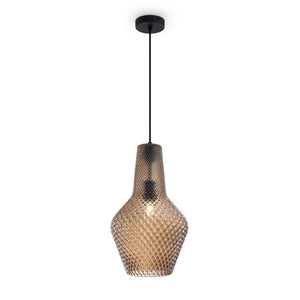 Lampada pendente Pendant in Metallo Tommy Nero
