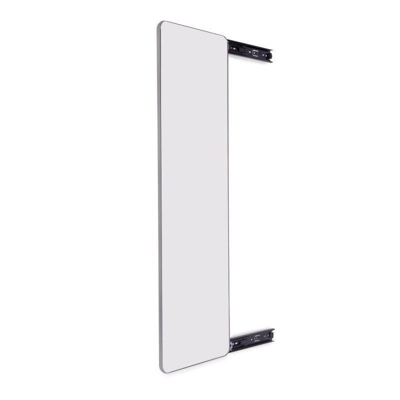 Cassetto organizzatore per armadi e cabine armadio Quartz, 740 (M90), Eco-pelle e legno, Titanio