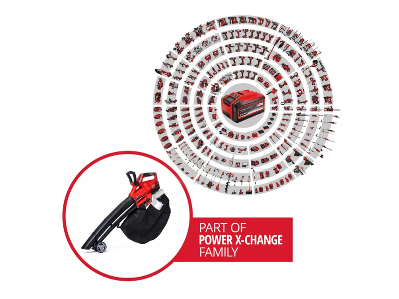 Soffiatore aspiratore a batteria Einhell GE-CL 36 Li E-Solo 36V 45L 210 km/h
