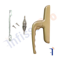 Maniglia con serratura e chiave A6033 Master Italy: aumenta la sicurezza delle tue finestre Colore: Bronzo