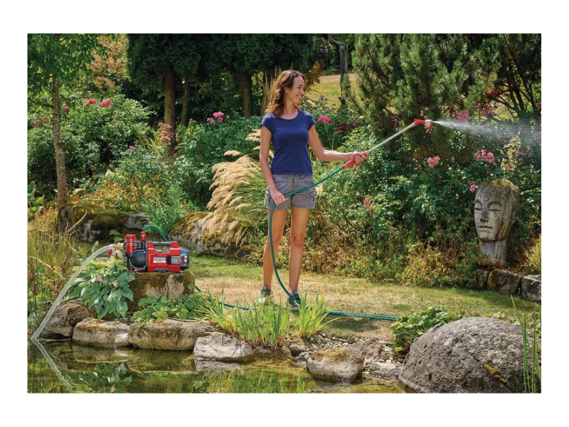Pompa da giardino a batteria Einhell AQUINNA 18/30 F LED Power X-Change 3000 l/h