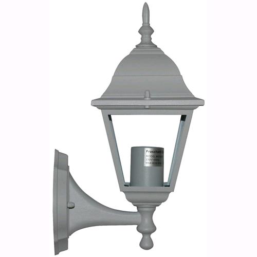 Lampione Lanterne Applique Da Giardino Mod. Vienna Bianco 15x20xh.35 Cm.