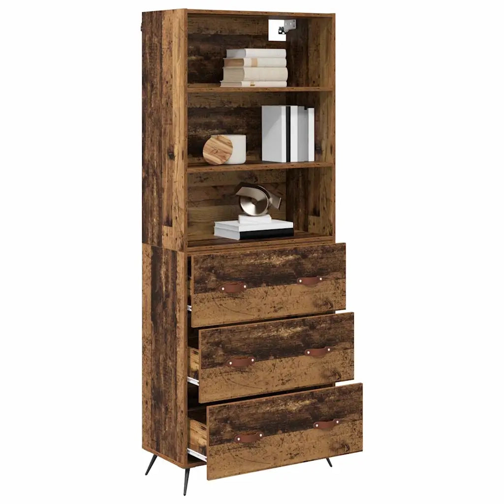 Credenza Legno vecchio 69,5 x 34 x 180 cm Legno multistrato 3415672