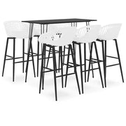Set da Bar 7 pz Nero e Biancocod mxl 120378
