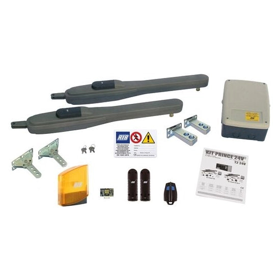 KIT PRINCE 24V CON SENSORE IMPATTO CANCELLI A BATTENTE RIB AD00738 EX AD00734