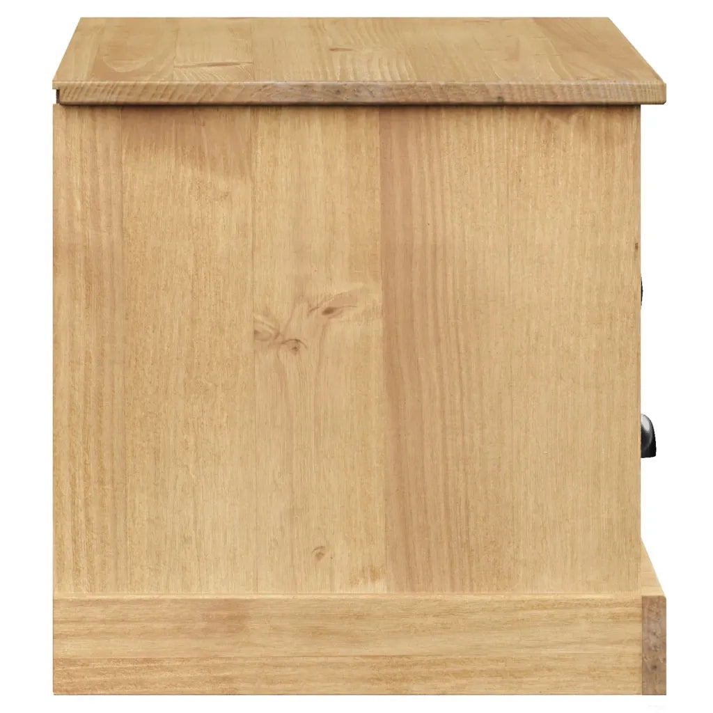 Mobile Porta TV VIGO 106x40x40 cm in Legno Massello di Pino 353175