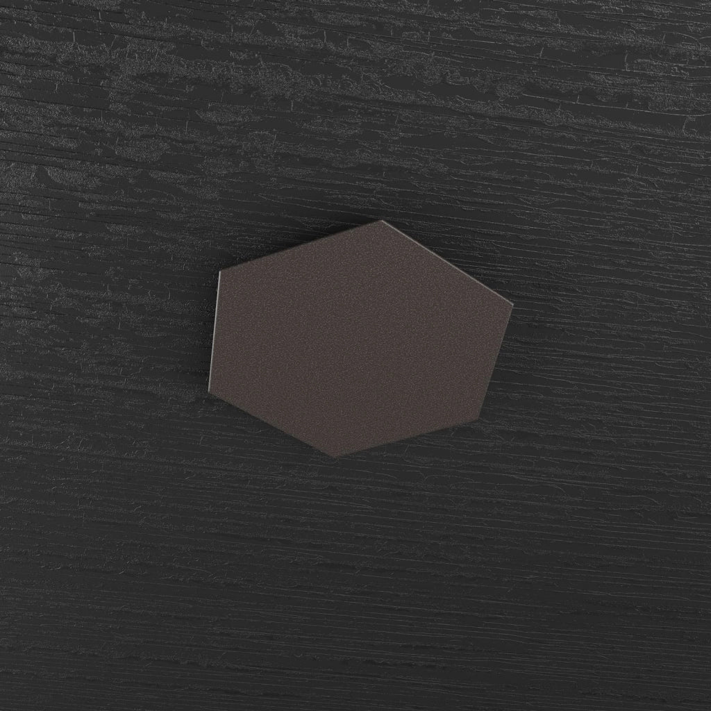 HEXAGON APPLIQUE-PLAFONIERA DECORATIVO MARRONE 1142-1D-MA
