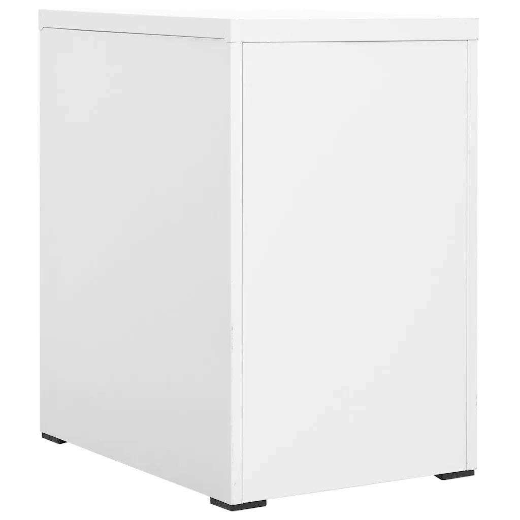 Schedario Bianco 46x62x72,5 cm in Acciaio CFW7594055
