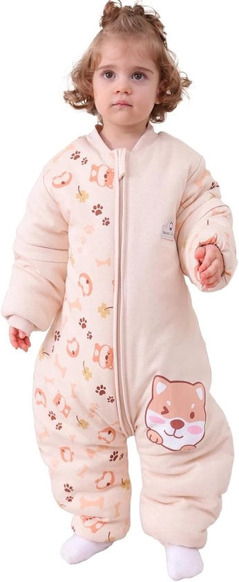 Zaino per neonati con maniche e piedi lunghi - 3,5 TOG - adatto per inverno - 1 pezzo - adatto per bambini di 95-105 cm