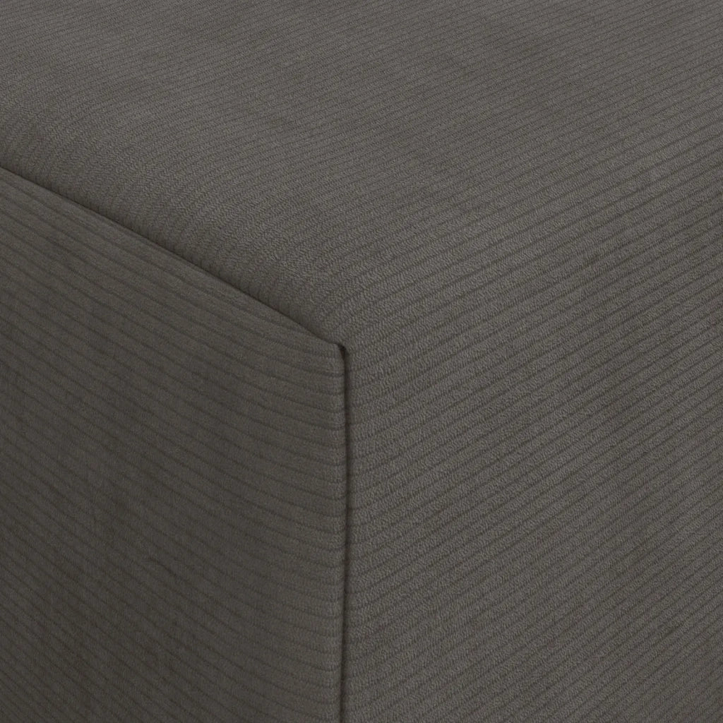 Divano Letto Pieghevole Grigio Scuro 120 x 60 x 49 cm Tessuto 900047