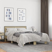 Giroletto Rovere Sonoma 140x190 cm in Legno Multistrato Metallo 3280113