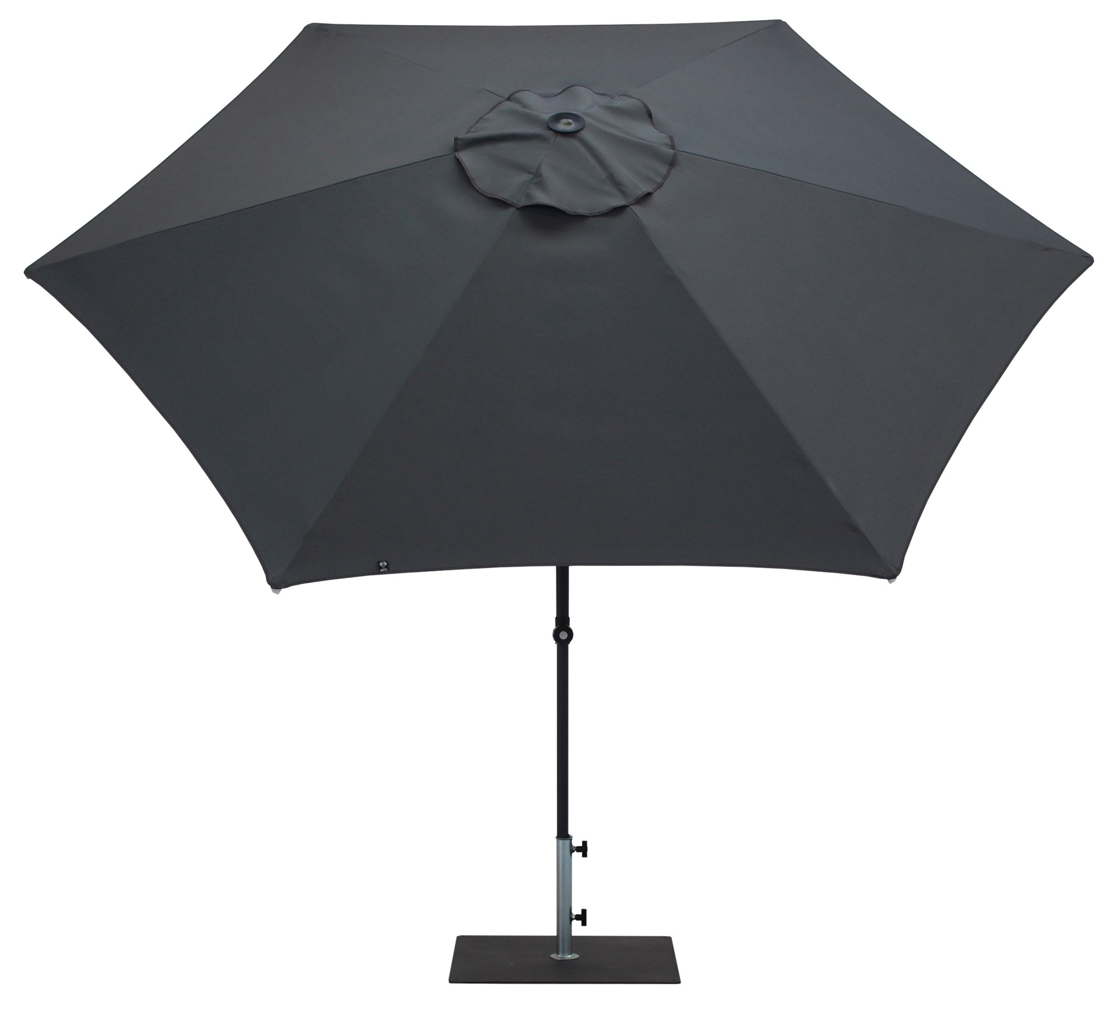 Ombrellone da Giardino Ø3 m Palo Ø38 mm in Alluminio Tessuto Poliestere Trend Antracite