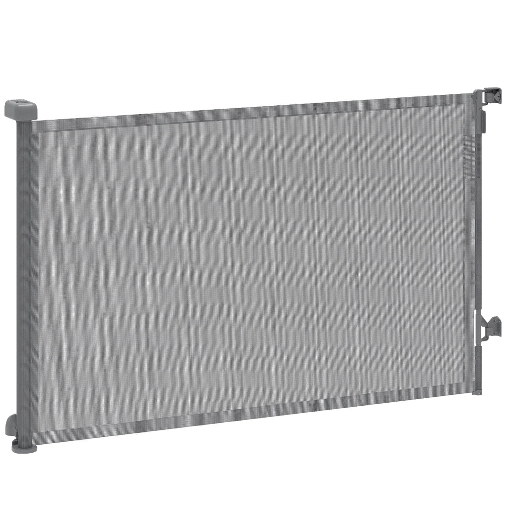 Barriera per Cani Retrattile Estensibile ¨C zephmum ¨C Grigio 140 cm