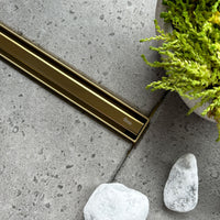 Scarico Lineare Rea Neox Slim Pro Gold 70