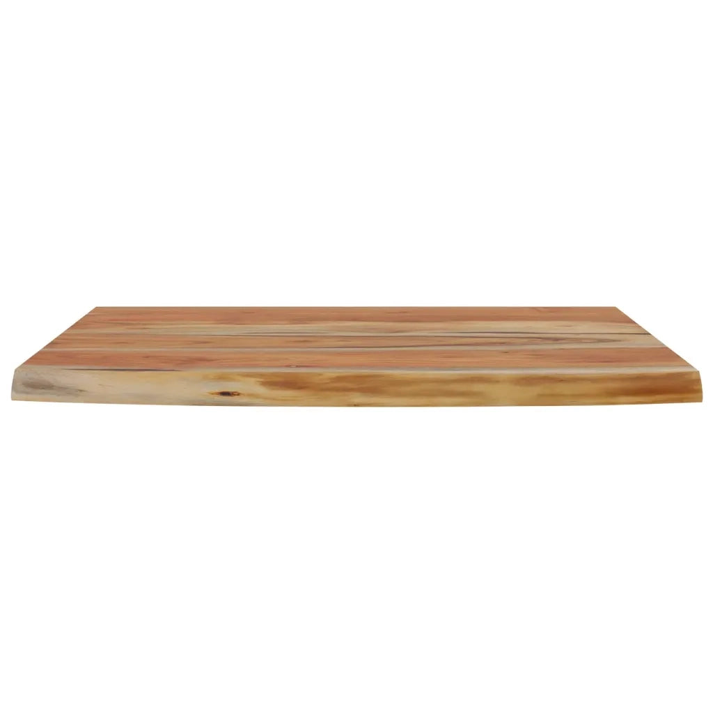 Mensola a Muro 50x30x2,5cm Rettangolare Legno Acacia Bordi Vivi