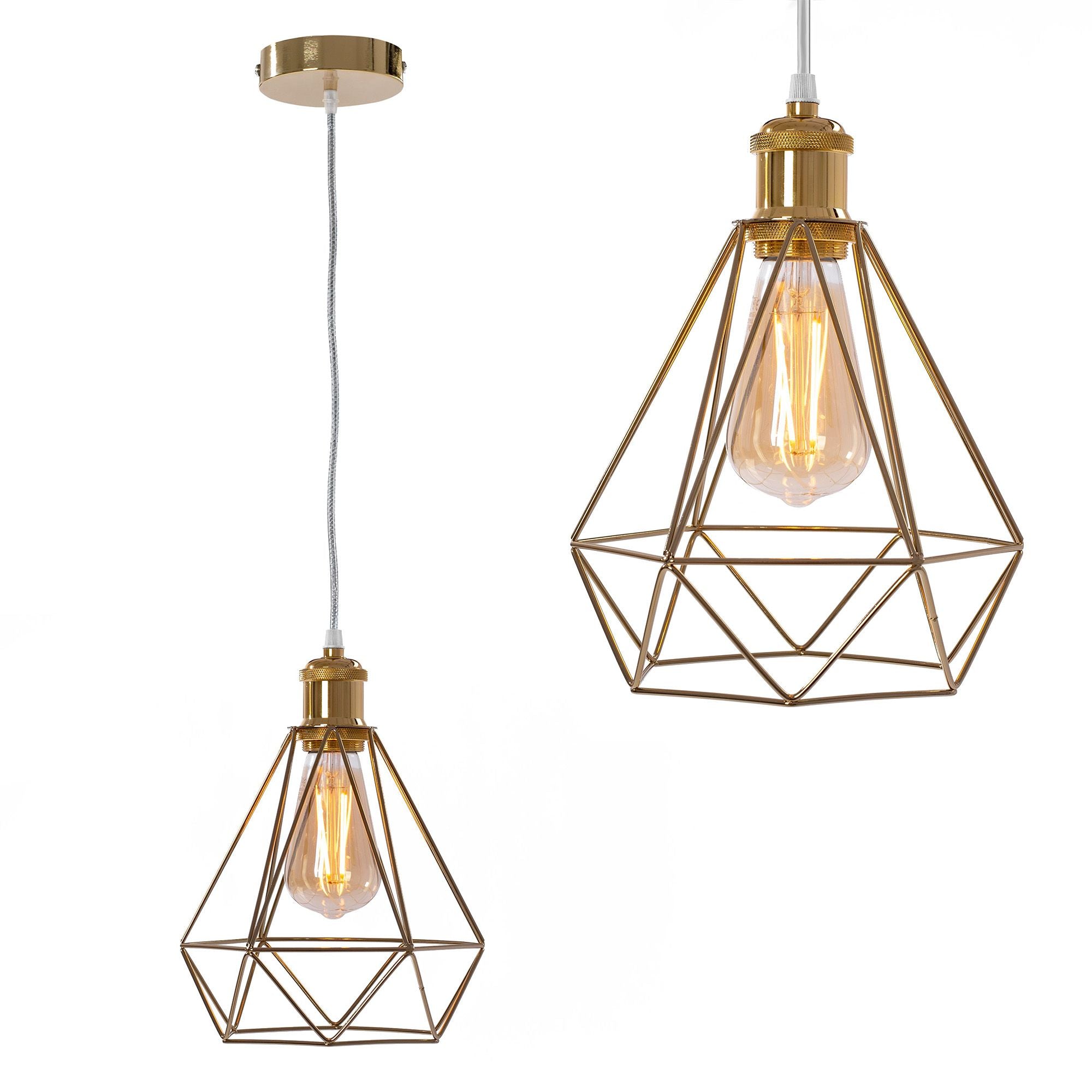 Lampada Pensile Diamante Light Gold 392197