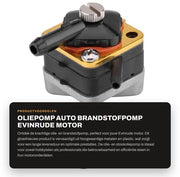 Pompa a carburante in metallo - Pompone 40*40*32mm - Kit di sostituzione - Nuova confezione - Adatto a sostituire il modello Evinrude 397839
