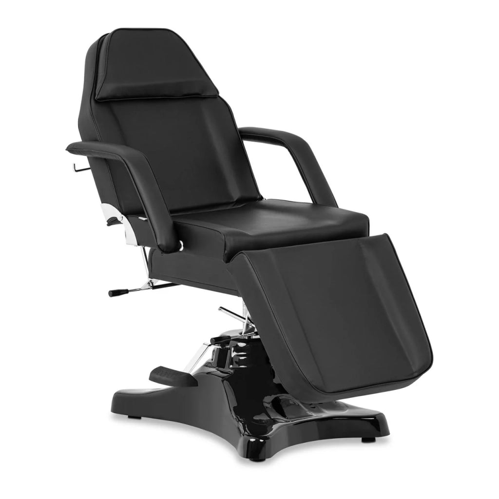 Poltrona elegante portata 200 kg girevole a 360° comoda imbottitura altezza regolabile nera 14_0001628