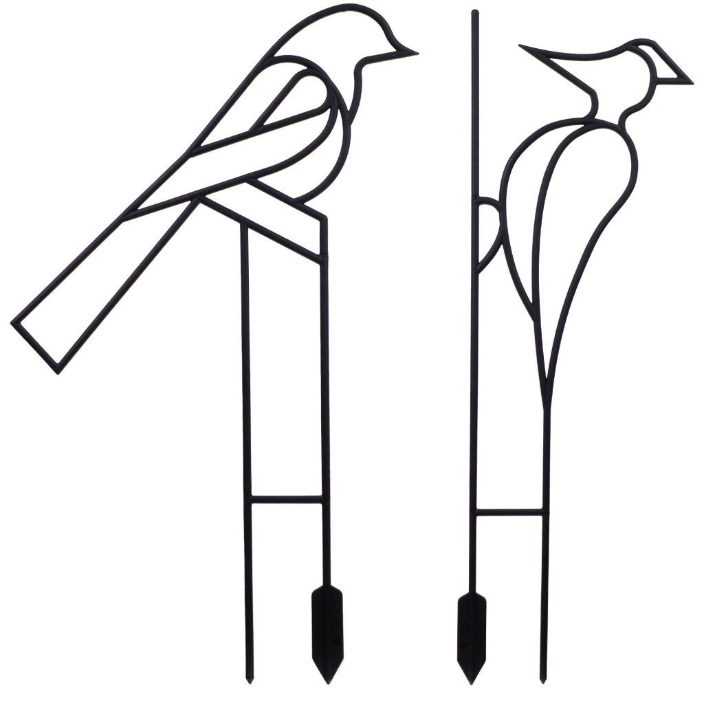 Set di 2 supporti per piante, fiori e uccelli KADAX, robusti.