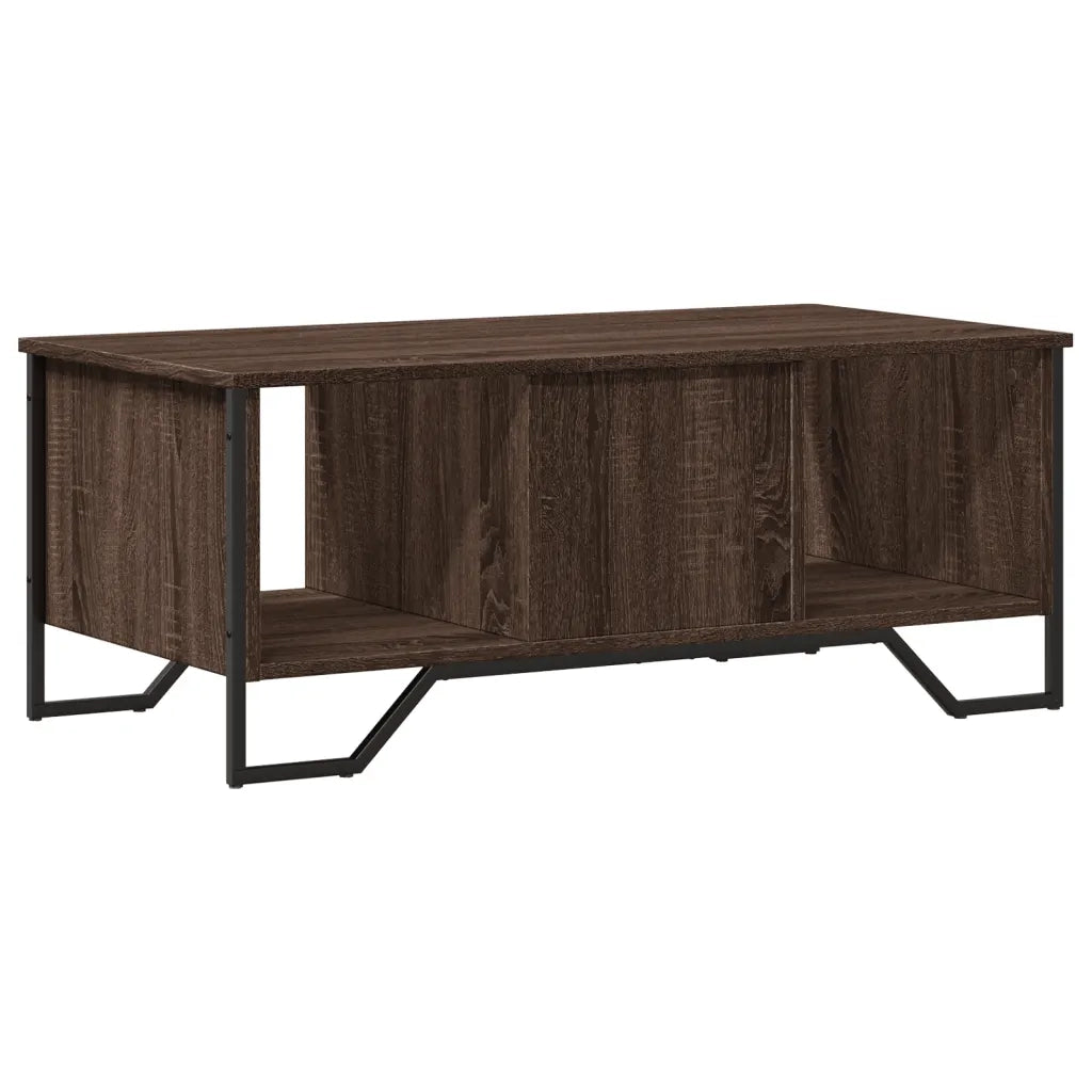 Tavolino Salotto Rovere Marrone 100x51x40 cm Legno Multistrato 848493