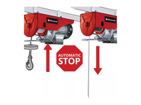 Argano TC-EH 250-18 Einhell sollevamento fino a 250 kg cavo 18m motore 500W