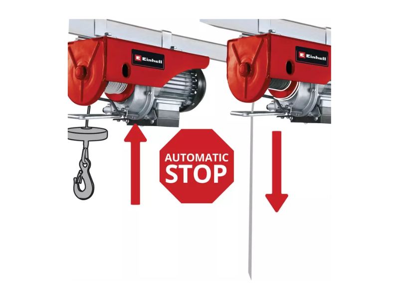 Argano TC-EH 250-18 Einhell sollevamento fino a 250 kg cavo 18m motore 500W