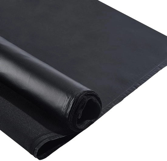 Stoffa in Canva - Impermeabile - 600D - Materiali di Copertura - Tela Marina - Attività Artigianale - 2 Yard - Nero