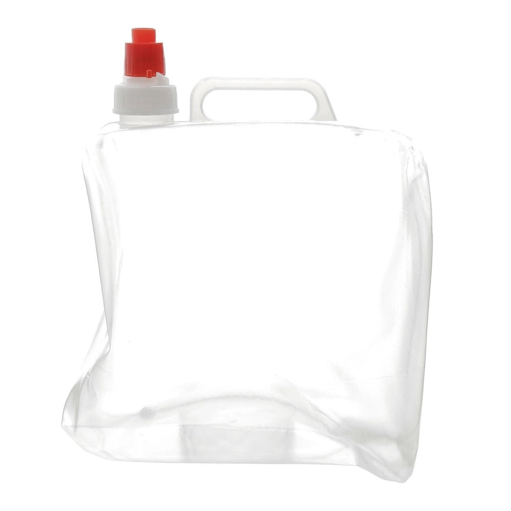 Trade Shop - Tanica Pieghevole Da 14 Litri Con Rubinetto Da Viaggio Campeggio Montagna Mare -