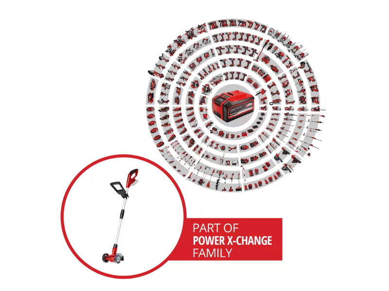 Pulitrice per giunti batteria Einhell GC-CC 18 Li Solo spazzole intercambiabili