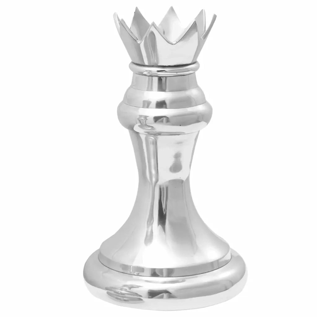Sculture 2 pcs Argento 17 x 17 x 42 cm Alluminio 42000148