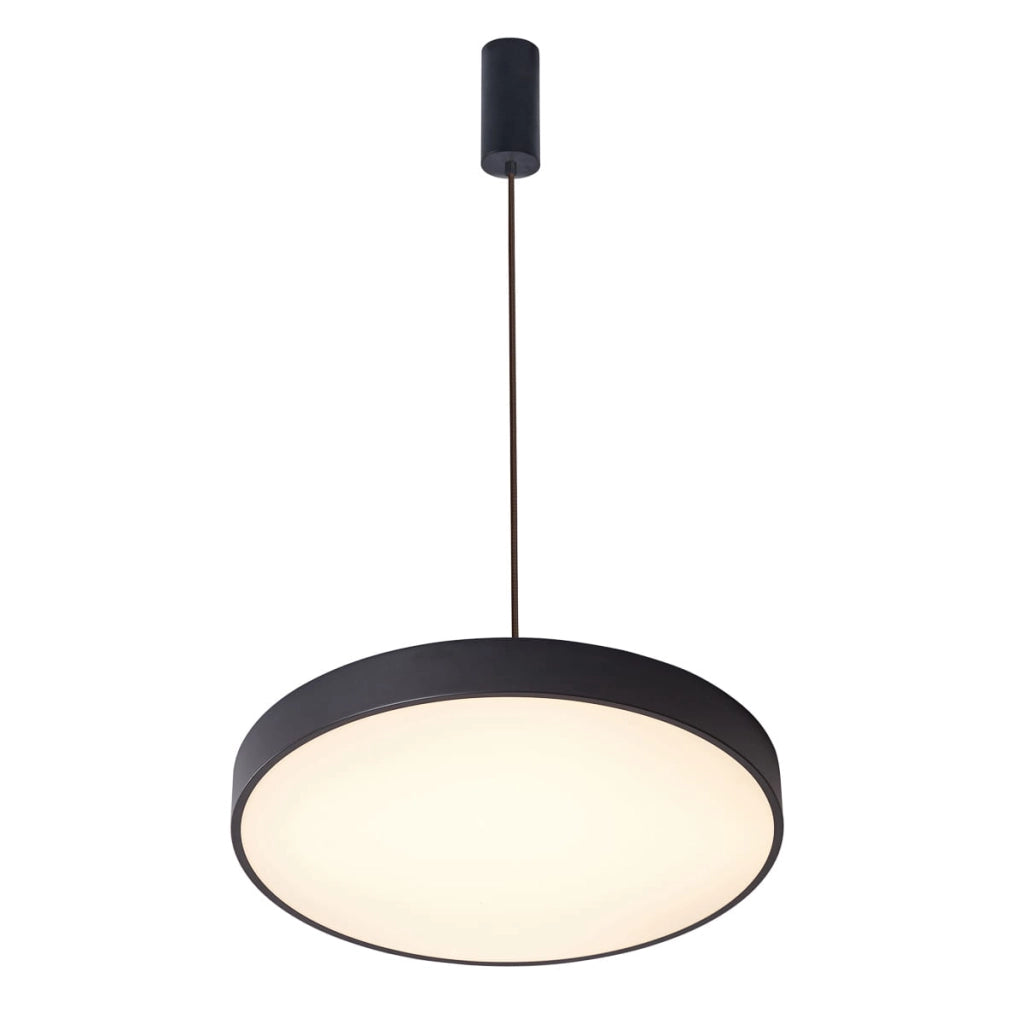 Italux Orbital lampadario LED nero 30W 3000K 40cm