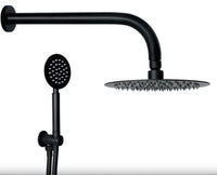 Set doccia completo moderno nero opaco