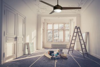 Ventilatore da soffitto bronzo con luce e telecomando 132 cm