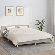 Coperta Ponderata Crema Chiaro 220x230 cm 11 kg Tessuto cod mxl 77744