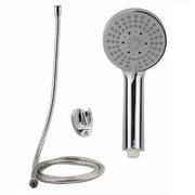 Trade Shop - Kit Bagno Doccetta Doccino Soffione Doccia Tondo Con Laccio 1,8 Mt Staffa 69084 -