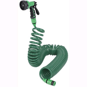 Kit Irrigazione Starter Irrigo Iris Nilo Tubo Spiralato 15mt+Irrigatori/Pistola