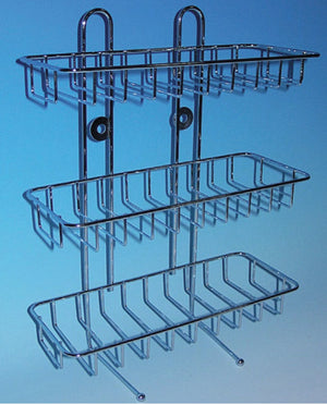 mensola grigliata a 3 ripiani cromo dfw0225s cod:ferx.18826