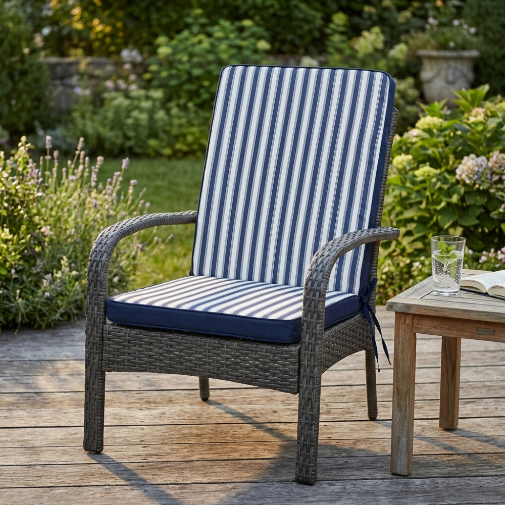 CUSCINO REAL MEDIO RIGA BLU