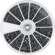 Set di 600 pezzi di viti e dadi - M1, M12, M14, M16 per orologi, occhiali e elettronica