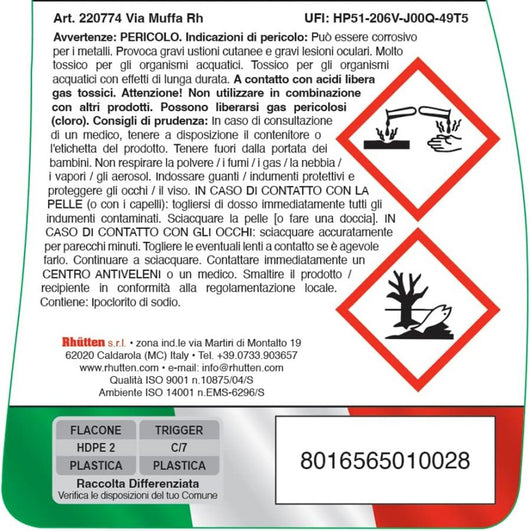 RIMUOVI MUFFA NEUTRON NO GAS ML.750