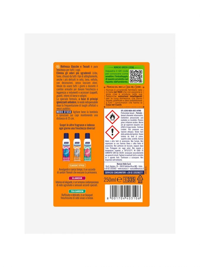 RINFRESCA GIACCHE SPRAY 250ML(B)